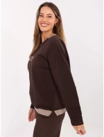 Halenka RV BZ A907.08P tmavě hnědá Halenka RV BZ A907.08P tmavě hnědá