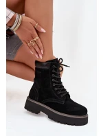 Dámské semišové workery Big Star – černé Dámské semišové workery Big Star – černé