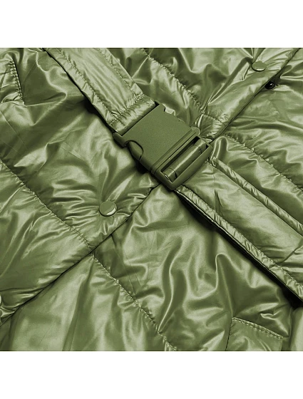 Zelená dámská oversize vesta model 17099462 - KAMADA