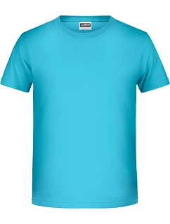 Daiber 8008B Chlapecké tričko z bio bavlny 02.808B turquoise