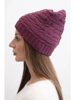 Čepice s rolováním Magda K293 camel