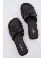 Dámské nazouváky na nízkém podpatku černé model 21900494 - Boto