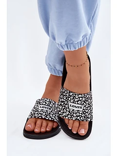 Mládežnické pantofle LEVI'S VPOL0251S-1335 Černé