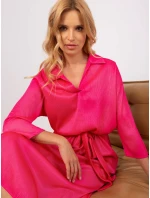 LK SK 509348 šaty.04 tmavě růžová