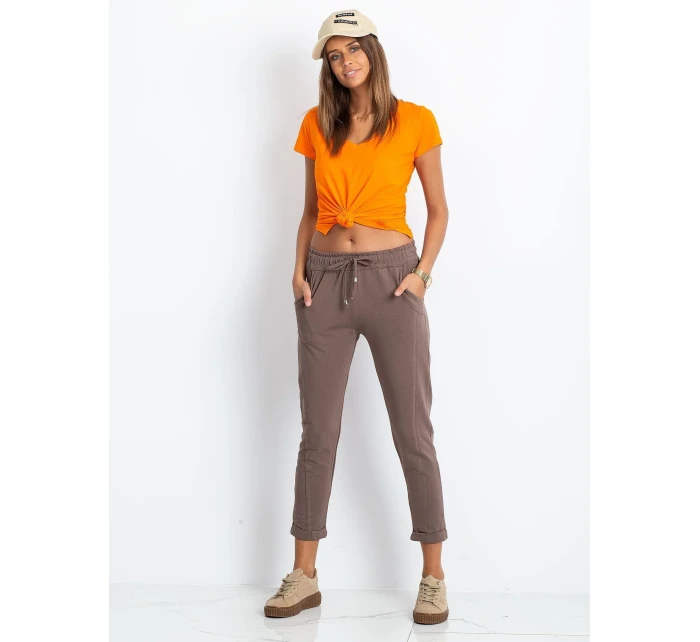 Tepláky RV DR 3589.07X hnědá