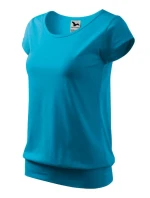 City tričko dámské tyrkysová
