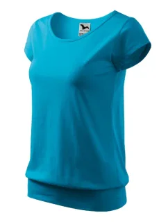 City tričko dámské tyrkysová