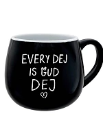EVERY DEJ IS GUD DEJ - černý keramický hrníček 300 ml