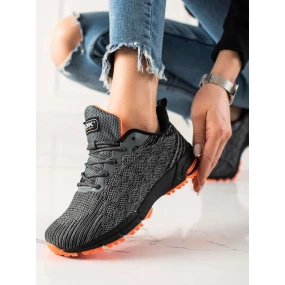 Pěkné tenisky černé dámské bez podpatku Pěkné tenisky černé dámské bez podpatku