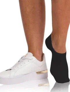 Bambusové velmi nízké dámské ponožky BAMBUS FOOTIES SOCKS - BELLINDA - černá