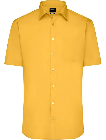 Daiber JN 680 Popelínová košile s krátkým rukávem 02.0680 yellow Daiber JN 680 Popelínová košile s krátkým rukávem 02.0680 yellow