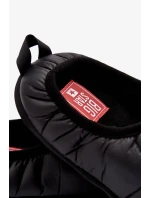 Pánské zateplené pantofle Black Big Star Pánské zateplené pantofle Black Big Star