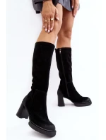 Semišové dámské boty Lemar Black Ceraxa Semišové dámské boty Lemar Black Ceraxa