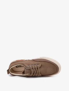 Pánské textilní tenisky Big Star – khaki