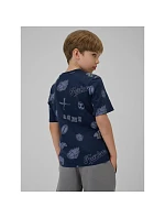 Chlapecké tričko s potiskem 4F 4FJRSS26TTSHM3466-31A dětské