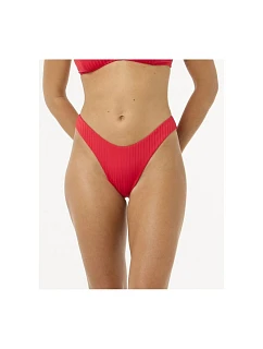 Plavky RIP CURL Premium Surf Hi Leg Skimpy, červené