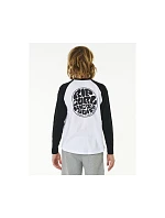 Chlapecké tričko Icon Ls Tee – bílé model 22311849 - Rip Curl Chlapecké tričko Icon Ls Tee – bílé model 22311849 - Rip Curl