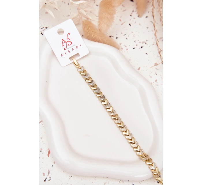 Dámský náramek model 21776911 se zirkony zlatý - Boto Dámský náramek model 21776911 se zirkony zlatý - Boto