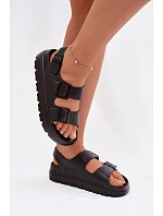 Dámské pěnové sandály na platformě Big Star TT274A031 Černé Dámské pěnové sandály na platformě Big Star TT274A031 Černé