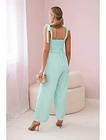 Overal na ramínka 2706 tyrkysový - Kesi Overal na ramínka 2706 tyrkysový - Kesi
