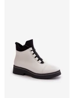 Nízké dámské boty z ekologické kůže béžové Erisabelle Nízké dámské boty z ekologické kůže béžové Erisabelle