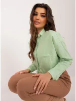 Koszula BP KS model 19676010 pistacjowy - FPrice