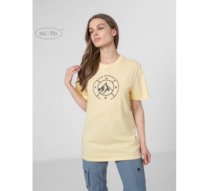 4F T-Shirt TSD011 73S Světle žlutá