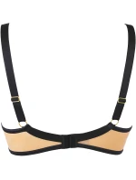 Podprsenka V-10801 béžovo-černá - Axami