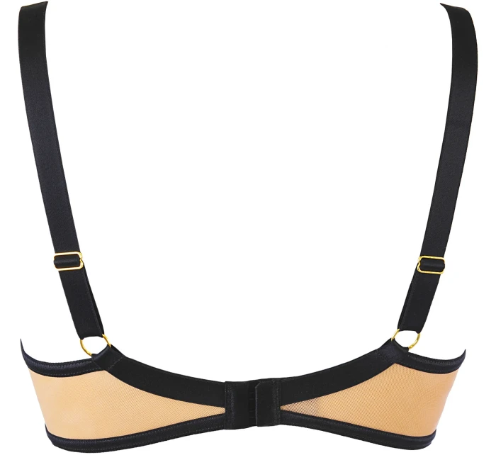 Podprsenka V-10801 béžovo-černá - Axami