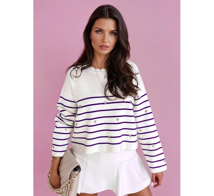 Dámský svetr fialový Dstreet model 21970680 - FashionStreet