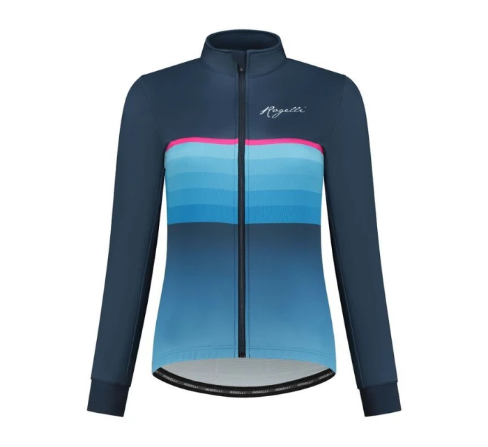 Rogelli dámská bunda IMPRESS II modrá/růžová 2XL