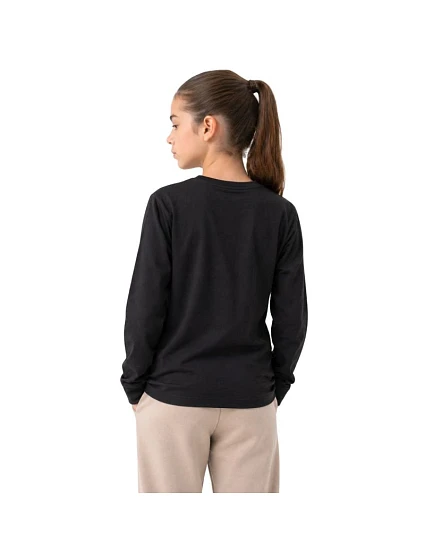 Dívčí tričko s dlouhým rukávem  deep black JWMM00TLON 20S model 22151123 - 4F
