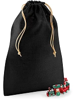 Westford Mill W 415 Jutový pytel se stahovacími šňůrkami 50.0415 black/natural Westford Mill W 415 Jutový pytel se stahovacími šňůrkami 50.0415 black/natural