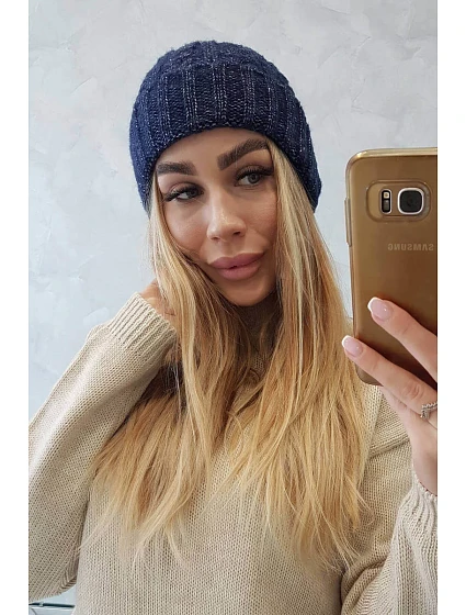 Ariana tmavě modrá čepice model 18751455 - K-Fashion