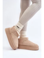 Dámské Sněhule Na Podrážce Beige model 21645981 - Boto Dámské Sněhule Na Podrážce Beige model 21645981 - Boto