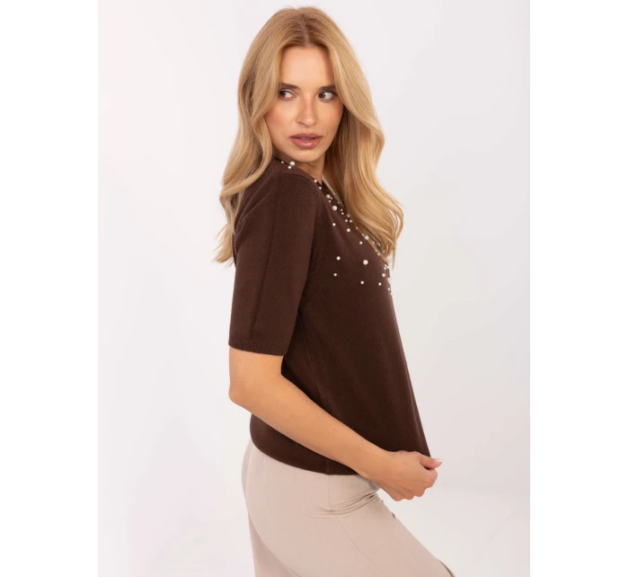 Jumper PM SW PM 5059.15 hnědý Jumper PM SW PM 5059.15 hnědý