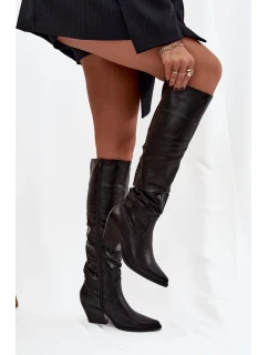 Dámské kozačky Černá model 21859218 - Inello