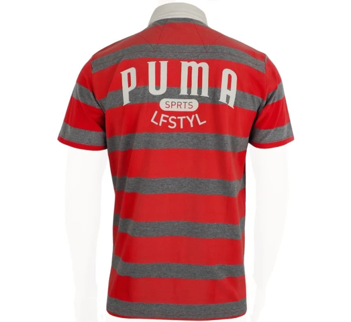 Pánské tričko Puma Polo red-grey 558241 09 pánské Pánské tričko Puma Polo red-grey 558241 09 pánské