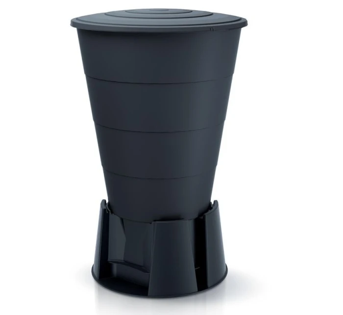 Nádrž na dešťovou vodu SMOOTH 210L ANTRACITE dětské