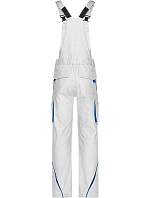 Daiber JN 848 (42-60) Pracovní kalhoty s laclem - Color 02.0848 white/royal Daiber JN 848 (42-60) Pracovní kalhoty s laclem - Color 02.0848 white/royal