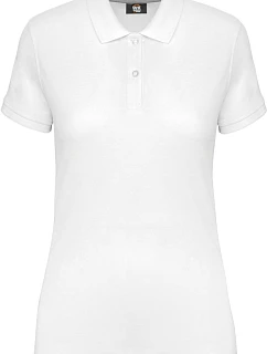 275 Dámské pracovní piqué polo z těžké bavlny model 22423992 white - WK