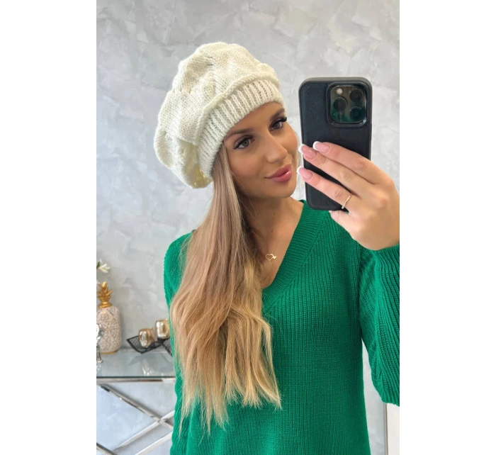 Dámská čepice Sofia K369 ecru Dámská čepice Sofia K369 ecru