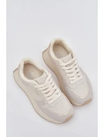 Zateplené dámské sneakersy na platformě Big Star SS274008 HI-POLY SYSTEM světle béžové Zateplené dámské sneakersy na platformě Big Star SS274008 HI-POLY SYSTEM světle béžové