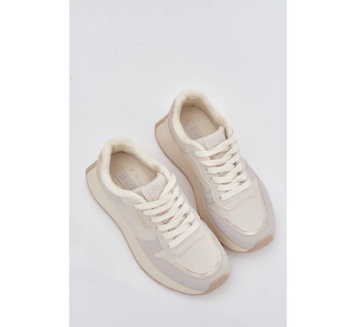 Zateplené dámské sneakersy na platformě Big Star SS274008 HI-POLY SYSTEM světle béžové Zateplené dámské sneakersy na platformě Big Star SS274008 HI-POLY SYSTEM světle béžové