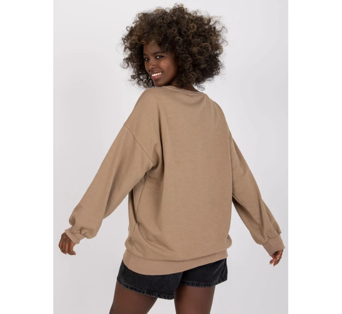 Dámská mikina EM BL U536/2.00 světle hnědá