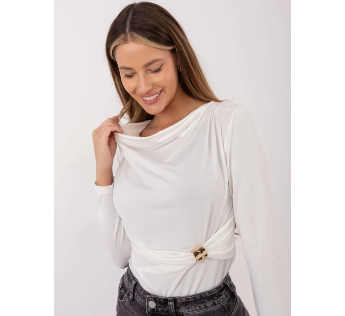 Bluzka MI BZ model 21786419 ecru - FPrice Bluzka MI BZ model 21786419 ecru - FPrice