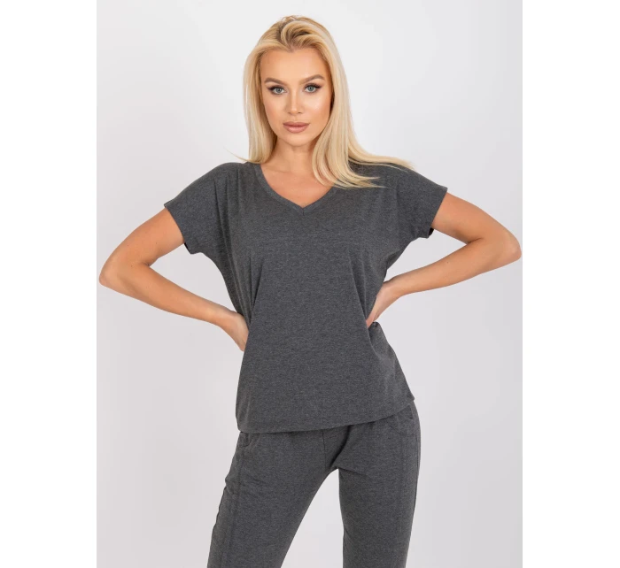 Tričko RV TS 4832.28P tmavě šedá