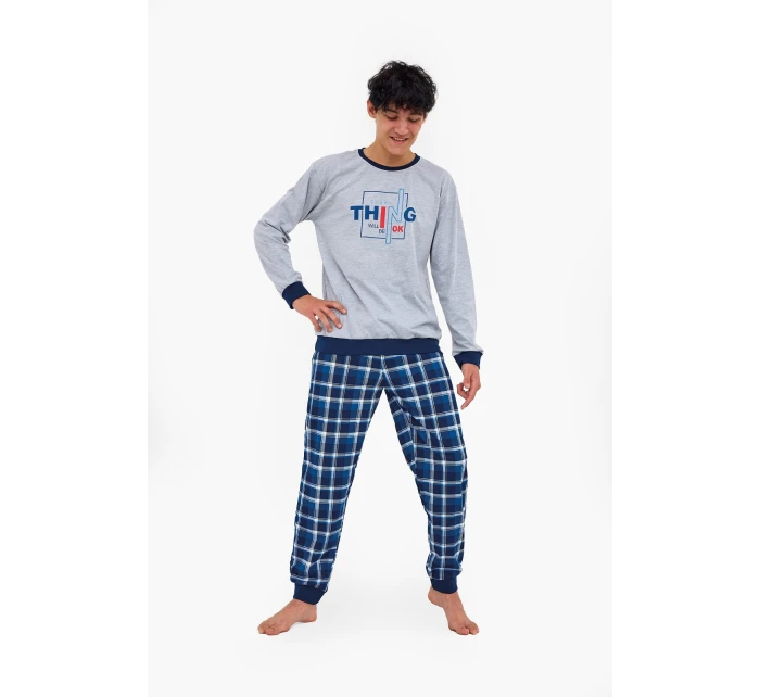 pyžamo délka/r model 21291754 - Cornette pyžamo délka/r model 21291754 - Cornette