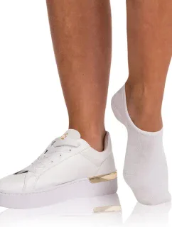 Bambusové velmi nízké dámské ponožky BAMBUS FOOTIES SOCKS - BELLINDA - bílá