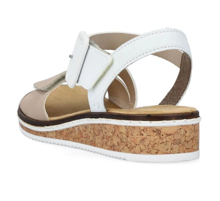 Pohodlné kombinované sandály Rieker W RKR678